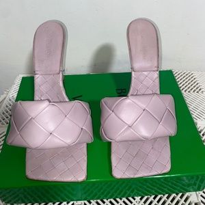 BOTTEGA VENETA Pink Lido Heeled Sandals